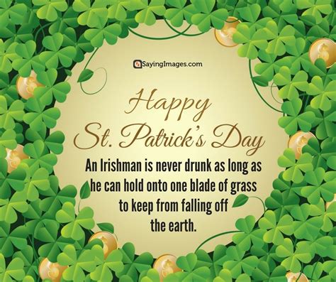 St. Patrick's Day Quotes On Celebrations, Good Luck, and Irish Beer ...