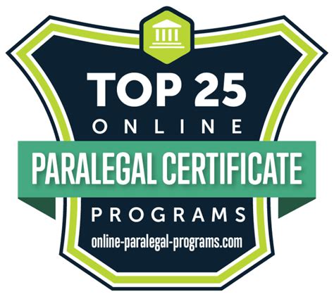 Top 25 Best Value Online Paralegal Certificates - Online Paralegal Programs