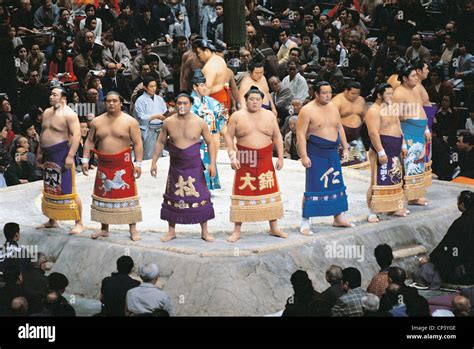 Japan Sumo Tournament Stock Photo - Alamy