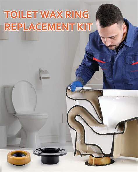 boeemi Toilet Flanges and Wax Rings for Toilets with Extended Flanges ...