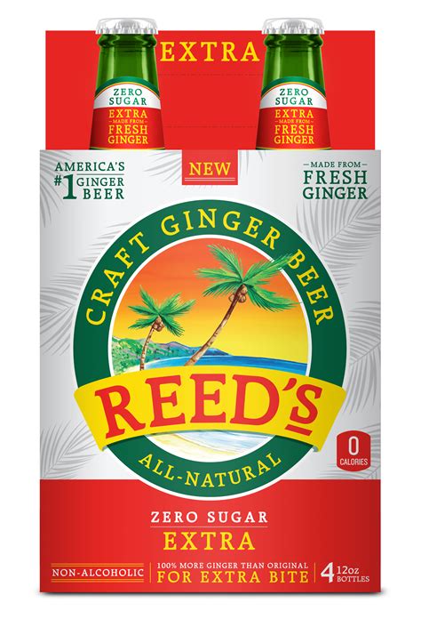 Reeds Zero Sugar Extra Ginger Beer - Walmart.com