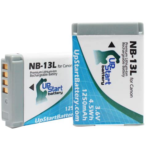 2x Pack - Canon NB-13L Battery Replacement - For Canon NB-13L Digital ...