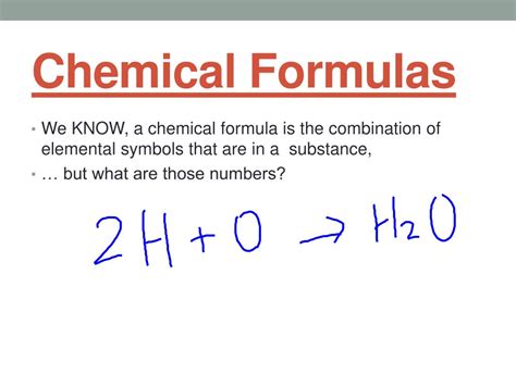 PPT - Do Now: 1. What is a chemical formula? Give an example. 2. What ...