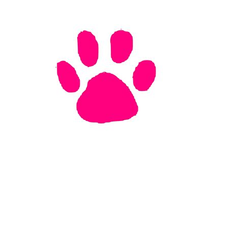 Pink Panther Paw Print PNG Images Transparent Background | PNG Play