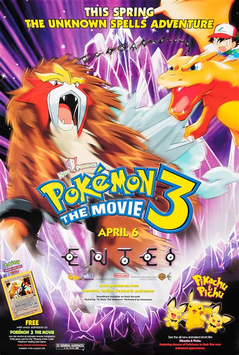 Pokemon 3 The Movie Vhs