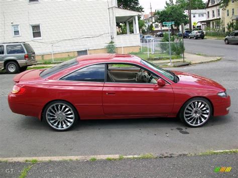 2002 Red Flame Metallic Toyota Solara SE Coupe #10154769 Photo #4 ...