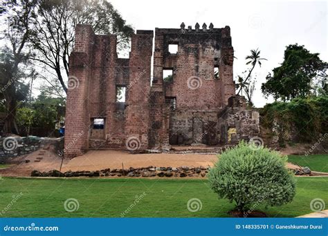 Kollam, Kerala, India: March 2, 2019 - Tangasseri Fort in Kollam Stock ...