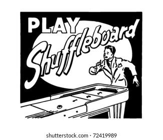 New Shuffleboard Clip Art