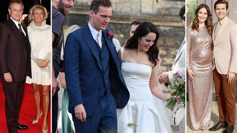 Downton Abbey stars' fairytale weddings: Michelle Dockery's art gallery ...