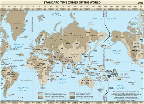 Time zone | Definition, Map, & Facts | Britannica