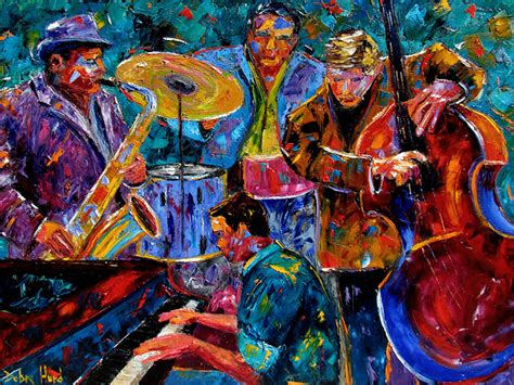 Contemporary Artists of Texas: Abstract Jazz Music Paintings ...