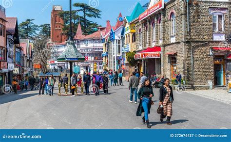 Mall Road, Shimla editorial photography. Image of relaxed - 272674437