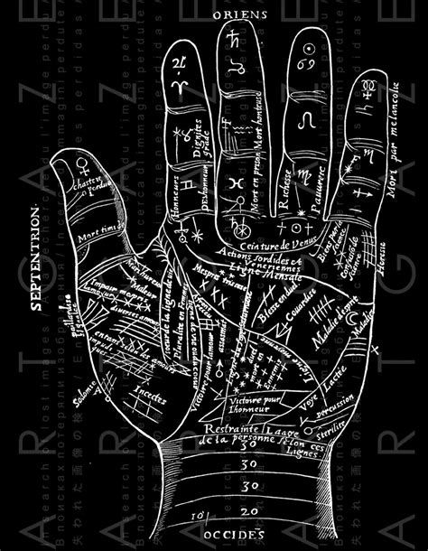 Palmistry Art. PALMISTRY Hand Printable Wall Art. Palm Reading Decor ...