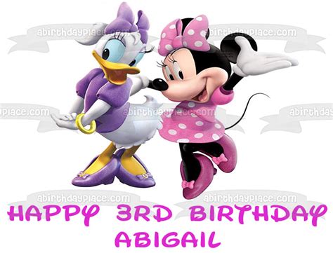 Daisy Duck Minnie Mouse Friends Forever Birthday Disney Personalized N ...