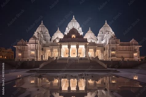 Radha Krishna Prem Mandir, Vrindavan, India Stock Photo | Adobe Stock