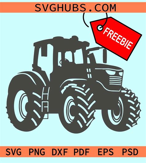 John Deere Tractor SVG free, Tractor outline svg, Farm svg free, John ...