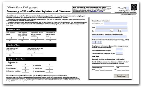 Osha Form 300 2023 - Printable Forms Free Online