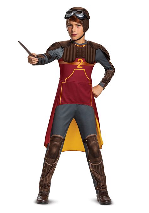 Kid's Harry Potter Deluxe Ron Weasley Quidditch Costume