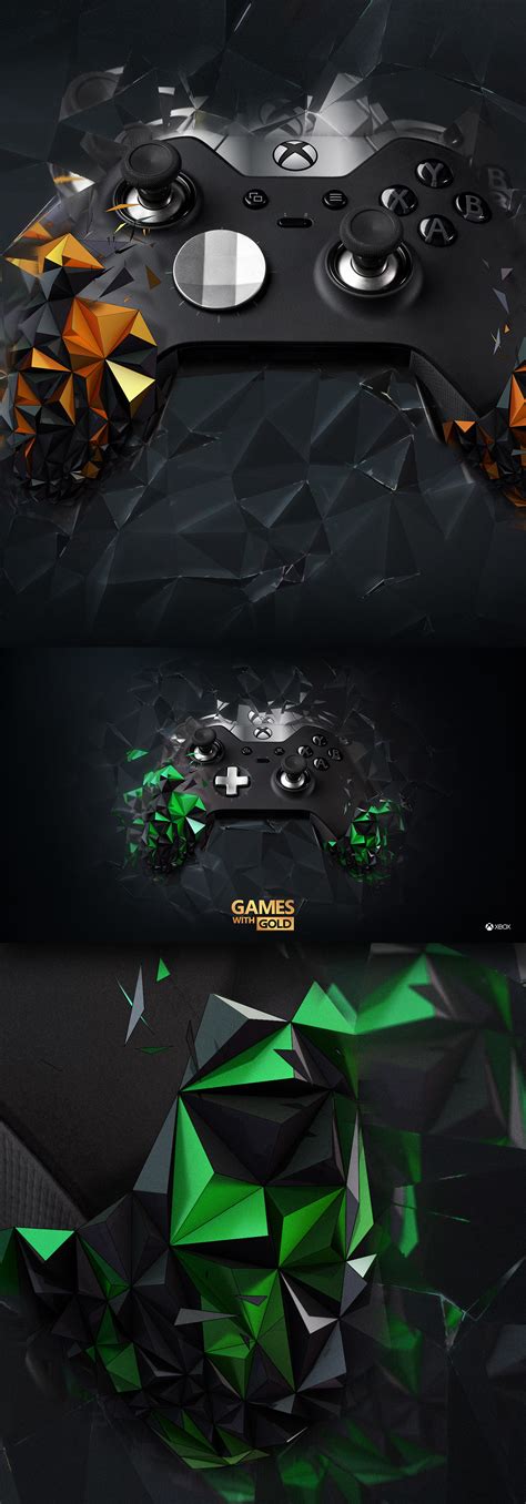 Games with GOLD "XBOX" on Behance