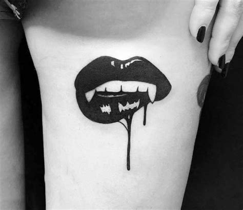 Vampire Lips tattoo by Roy Tsour | Post 26030