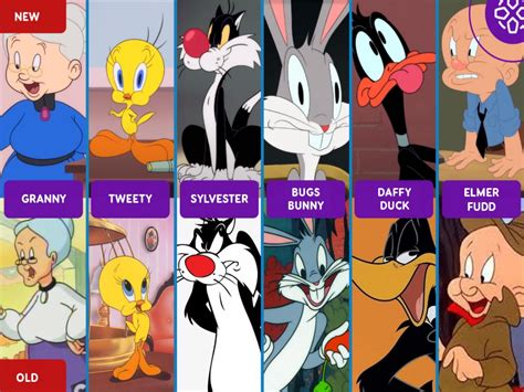 Looney Tunes Characters - Old vs. New by mnwachukwu16 on DeviantArt