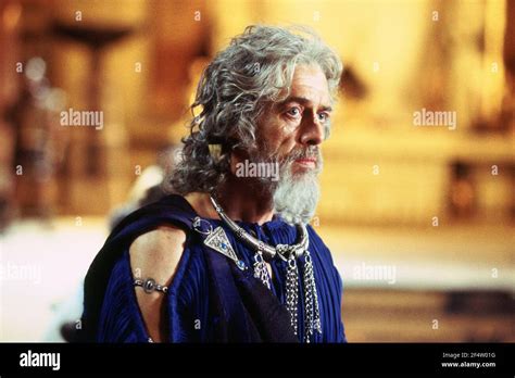 NIGEL TERRY in TROY (2004), directed by WOLFGANG PETERSEN. Credit ...