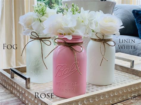 Mason Jar Decor Quart | Etsy