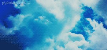 Blue Cloudy Sky Gif - img-omnom