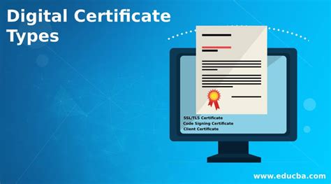 Digital Certificate Types | Quick Glance on Digital Certificate Types