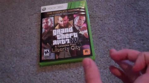 GTA 4 Complete edition (Xbox 360) unboxing - YouTube