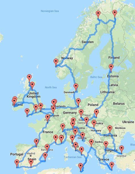 Here's How to Map an Epic European Road Trip - The Points Guy | Road ...