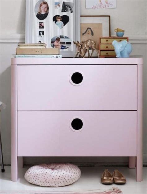 IKEA CHILDREN CHEST OF 2 DRAWER (PINK), Furniture & Home Living ...