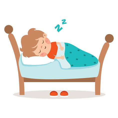 Cartoon Illustration Of Kid Sleeping 13474360 Vector Art at Vecteezy