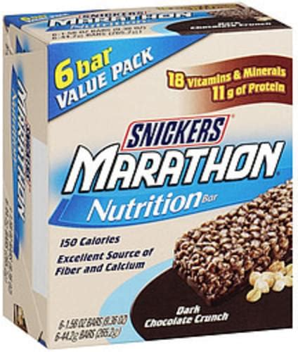 Nutrition Facts Snickers Marathon Protein Bar | Besto Blog