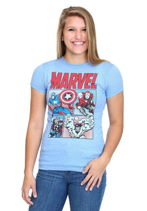 Women's Marvel Group T-Shirt - Epic Shirt Shop | Epic shirt, Ladies tee ...