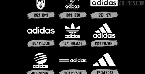 Full Adidas Logo History - New Logo From 2022 - Footy Headlines