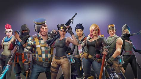 Download all characters, video game, fortnite 2560x1440 wallpaper, dual ...