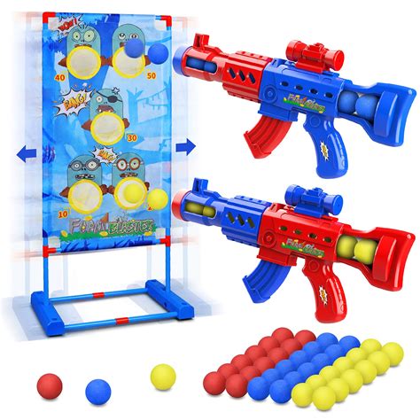 Buy LUKAT Moving Shooting Games Toys for 6 7 8 9 10+ Year Old Boys, 2 ...