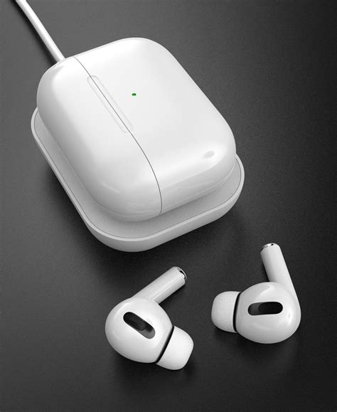 Galvanox Wireless Charging Station for Apple Airpod Pro (White) - Encased