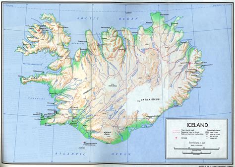 Iceland Printable Map