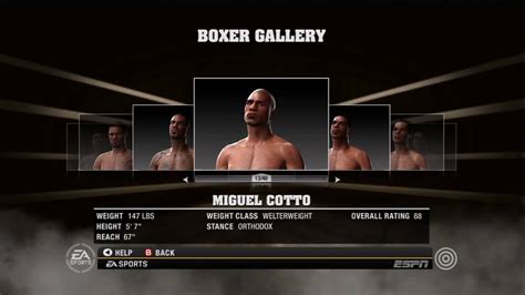 Fight Night Round 4 - Roster HD - YouTube