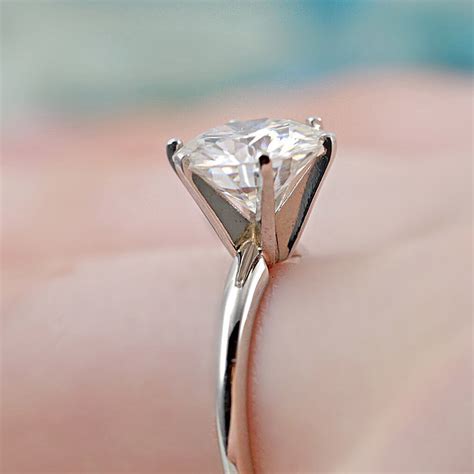 10mm Charles and Colvard Forever One 4 Carats Moissanite 14K - Etsy