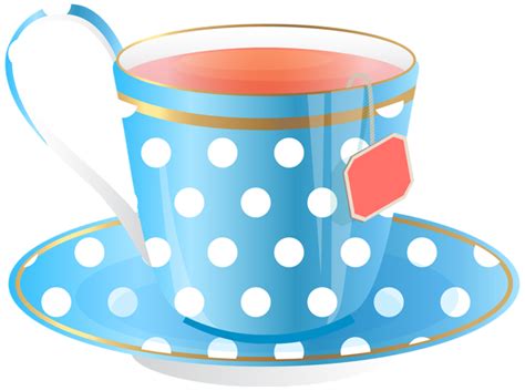 Blue Tea Cup Clip Art