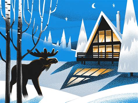 Snowy Art: Fresh Collection of Winter Illustrations - Design4Users