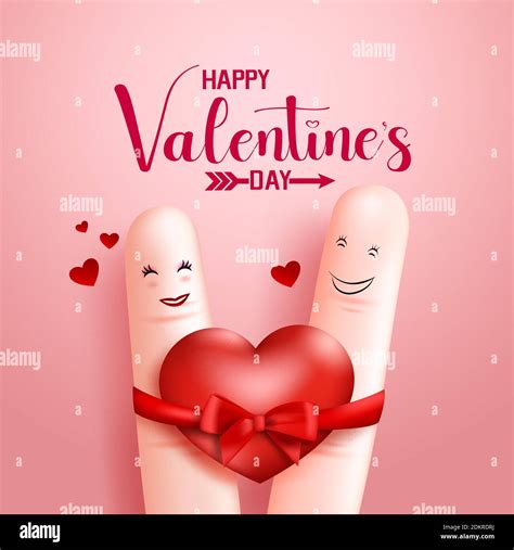 Valentine's couple vector background design. Happy valentine's day text ...