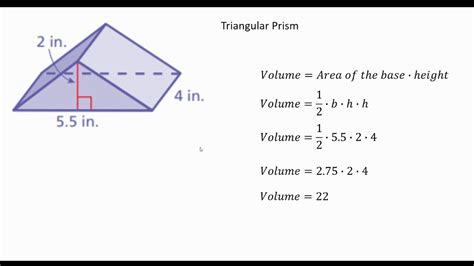 Formula to find the volume of triangular prism - freakssilope