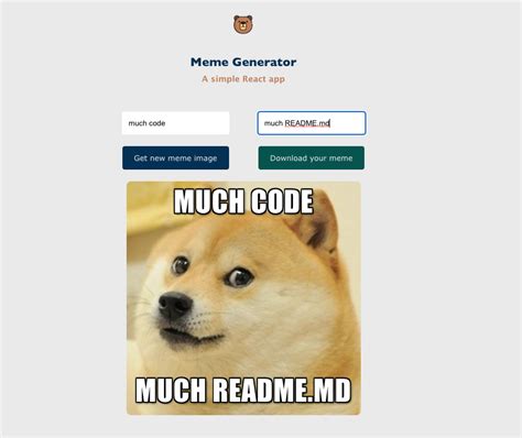 GitHub - netadror/meme-generator: A simple API, react-based meme ...