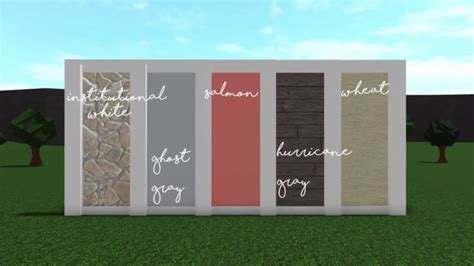 Bloxburg Palettes