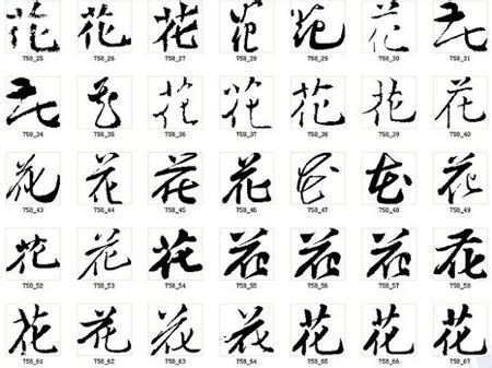 Beauty of composition in chinese calligraphy