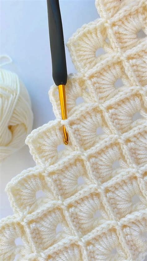 Crochet Box Stitch | Crochet box stitch, Crochet, Crochet patterns